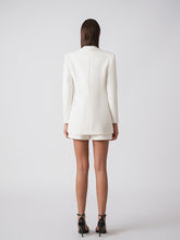 3 piece short, crop and blazer set